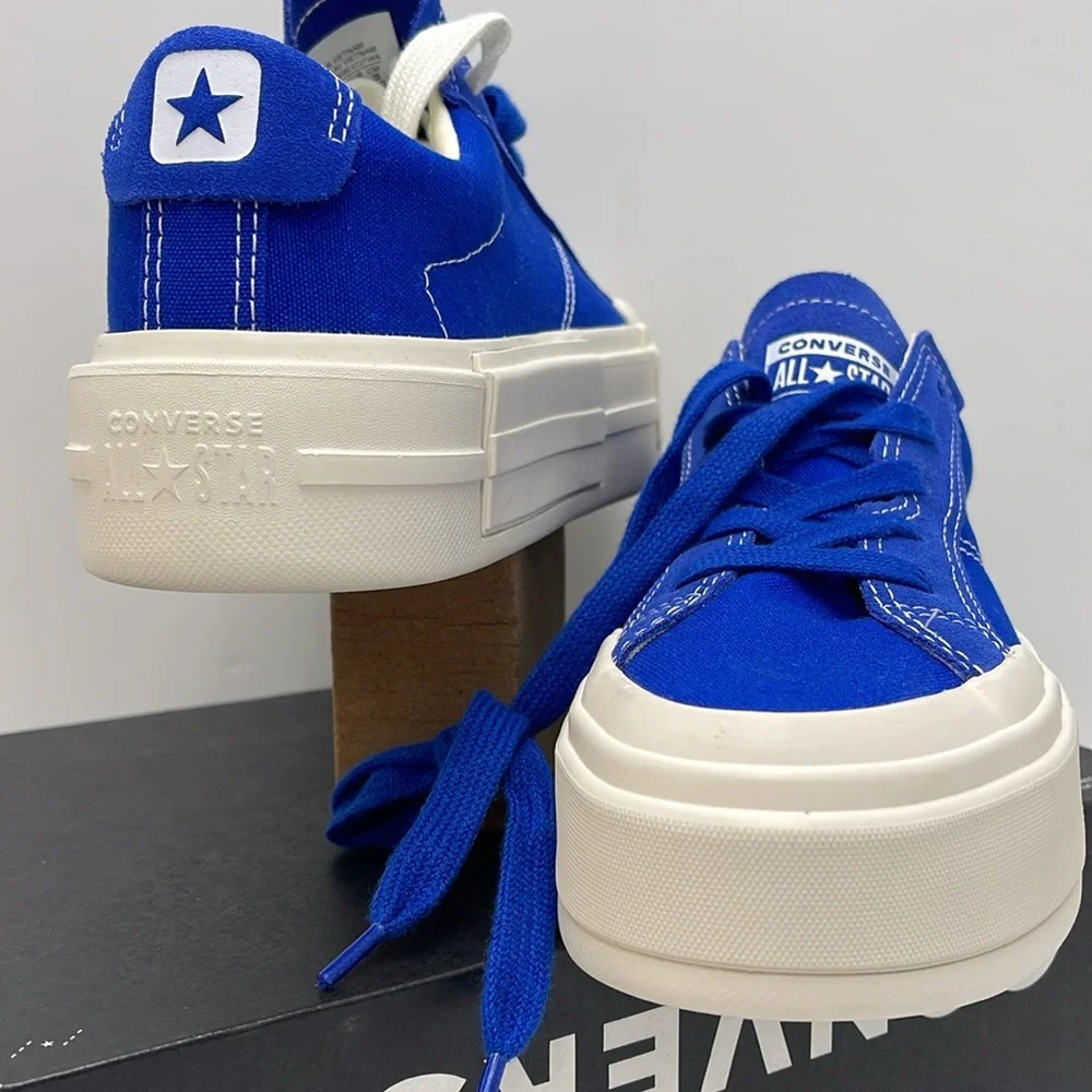 Converse WMNS CTAS CRUISE OX BLUE/WHITE/EGRET A10441C Platforms Sneakers